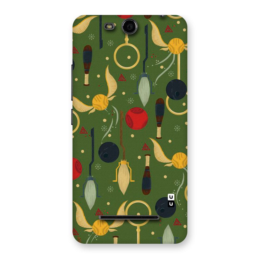 Flying Ball Pattern Back Case for Micromax Canvas Juice 3 Q392