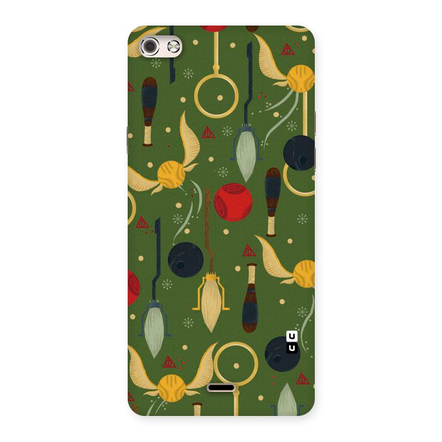 Flying Ball Pattern Back Case for Micromax Canvas Silver 5