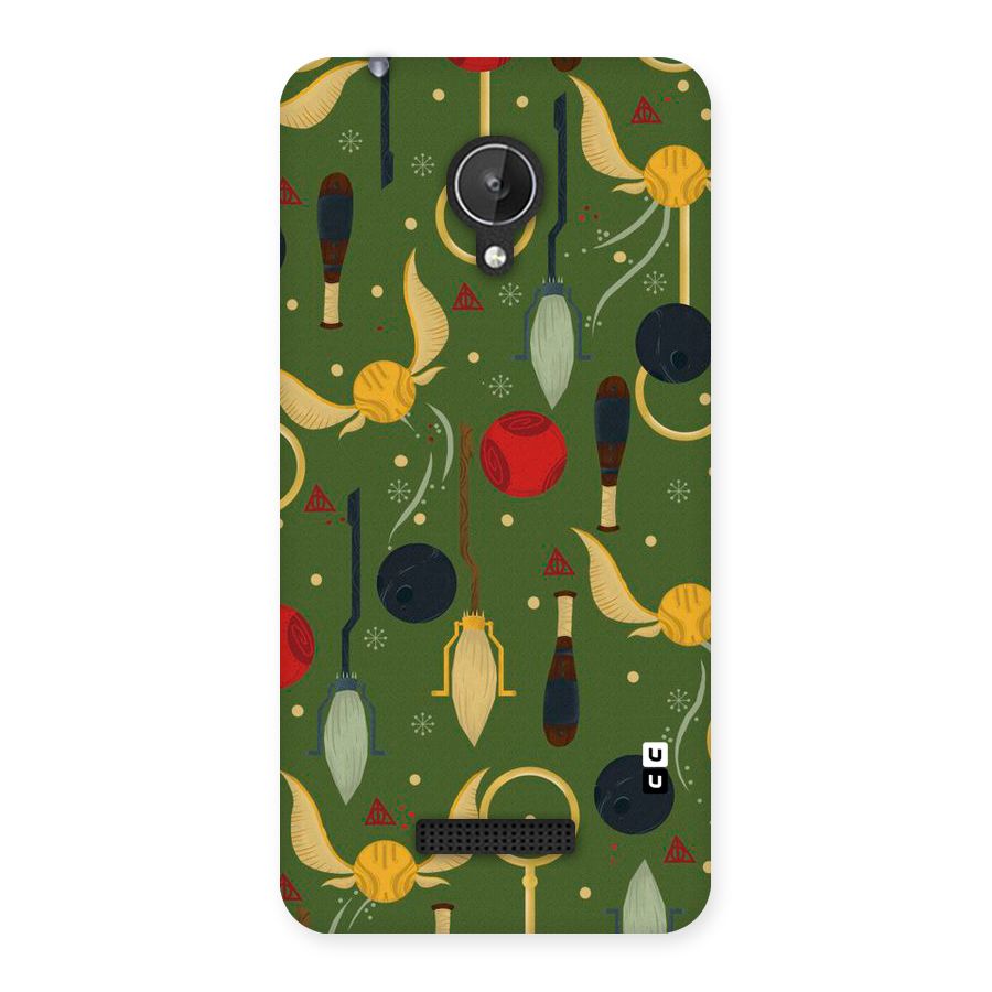 Flying Ball Pattern Back Case for Micromax Canvas Spark Q380