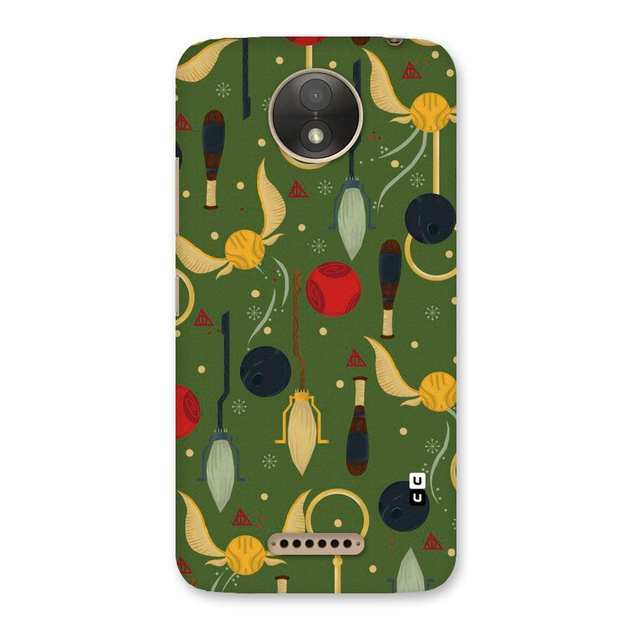 Flying Ball Pattern Back Case for Moto C Plus