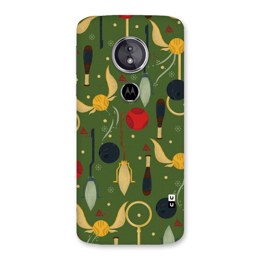 Flying Ball Pattern Back Case for Moto E5