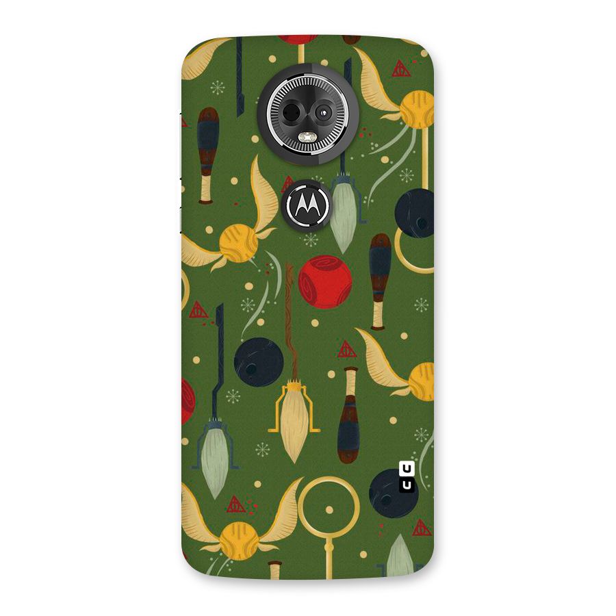 Flying Ball Pattern Back Case for Moto E5 Plus