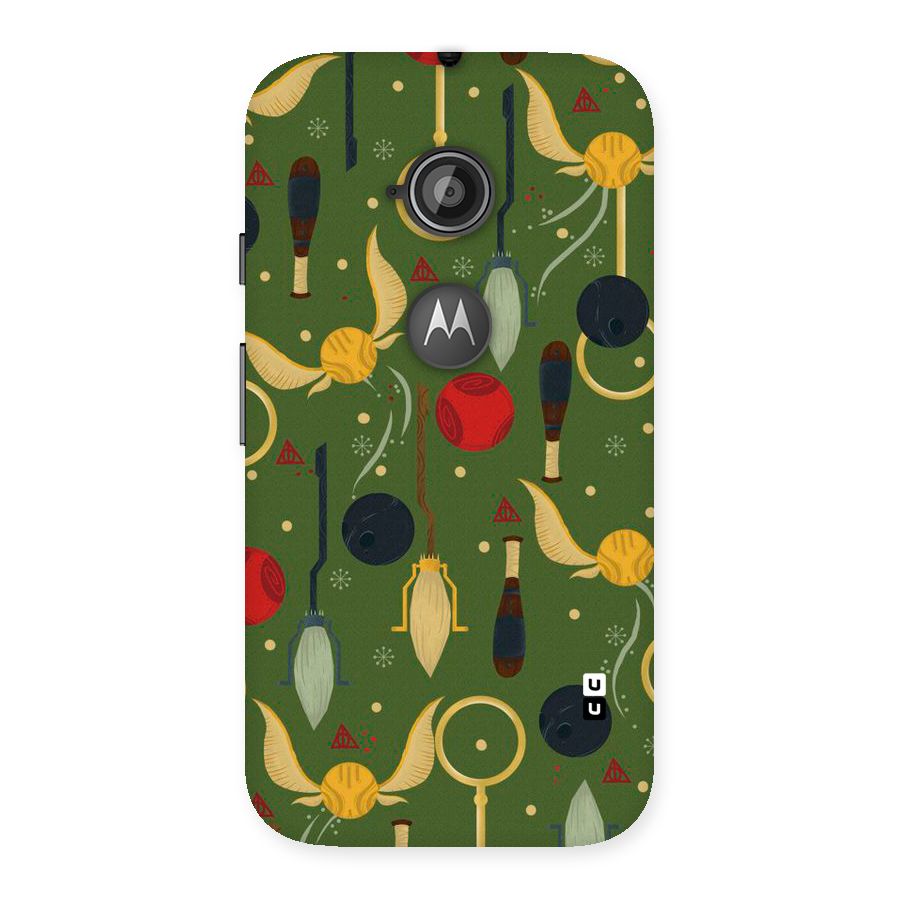 Flying Ball Pattern Back Case for Moto E 2nd Gen
