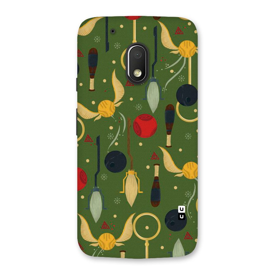 Flying Ball Pattern Back Case for Moto G4 Play