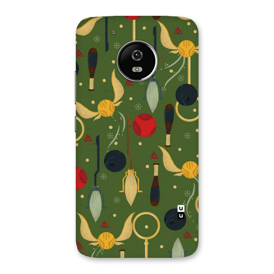Flying Ball Pattern Back Case for Moto G5