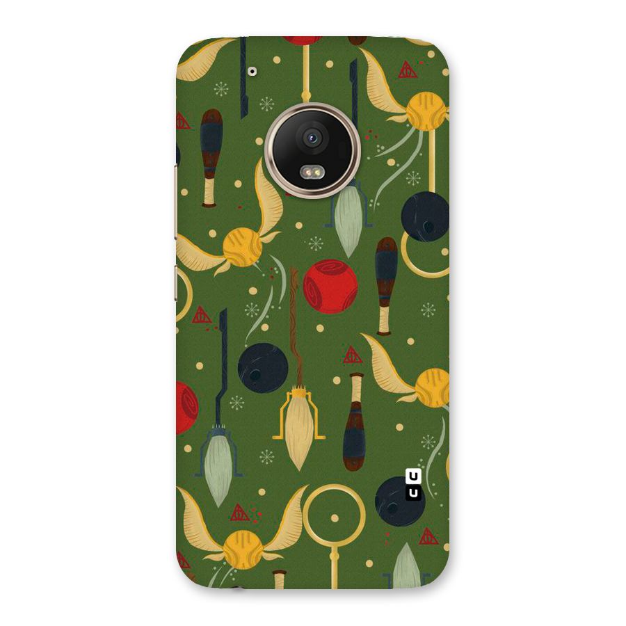 Flying Ball Pattern Back Case for Moto G5 Plus