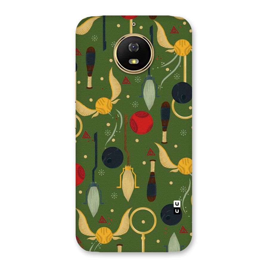 Flying Ball Pattern Back Case for Moto G5s