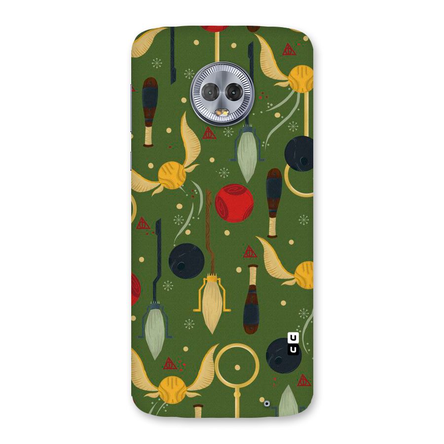 Flying Ball Pattern Back Case for Moto G6 Plus