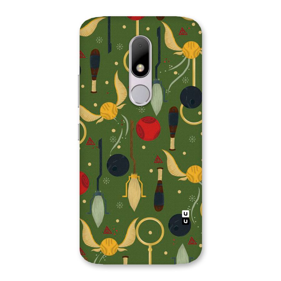 Flying Ball Pattern Back Case for Moto M