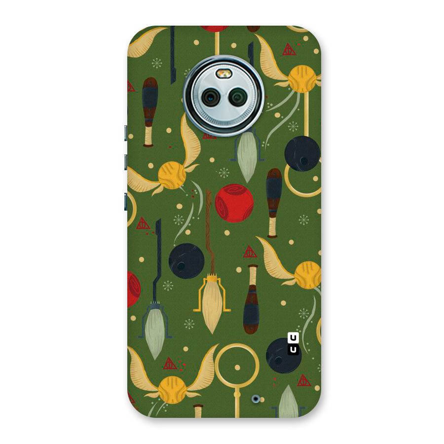 Flying Ball Pattern Back Case for Moto X4