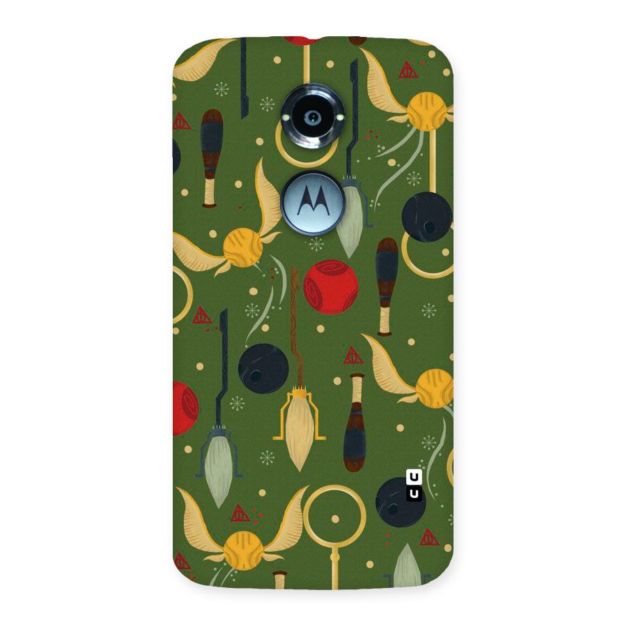 Flying Ball Pattern Back Case for Moto X 2nd Gen