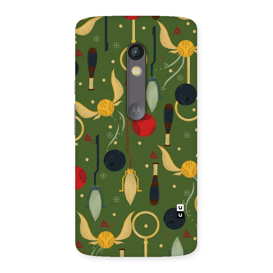 Flying Ball Pattern Back Case for Moto X Play