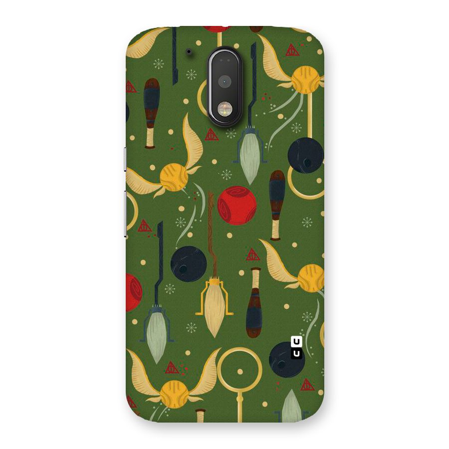Flying Ball Pattern Back Case for Motorola Moto G4