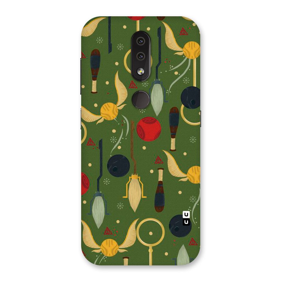 Flying Ball Pattern Back Case for Nokia 4.2