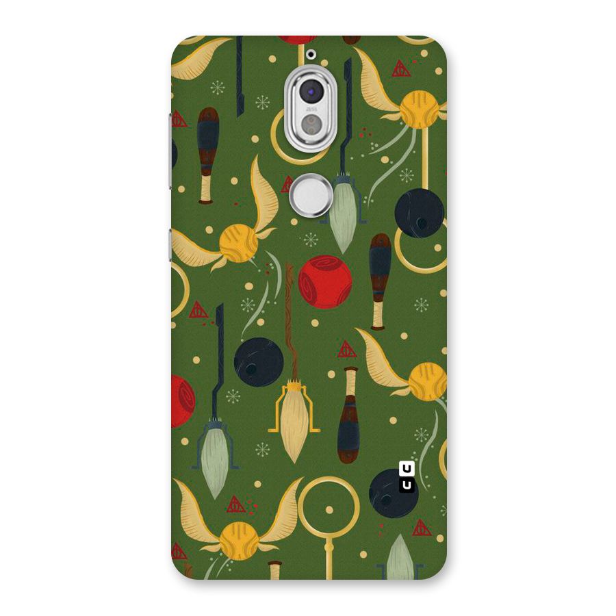 Flying Ball Pattern Back Case for Nokia 7