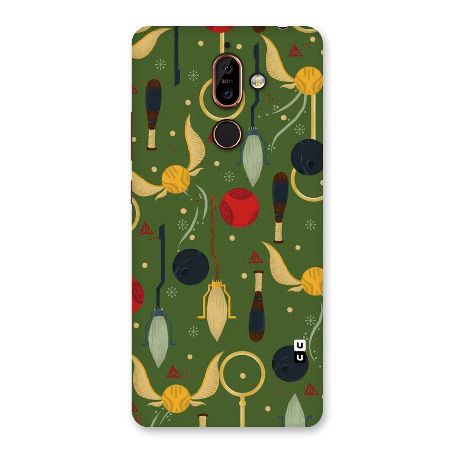 Flying Ball Pattern Back Case for Nokia 7 Plus