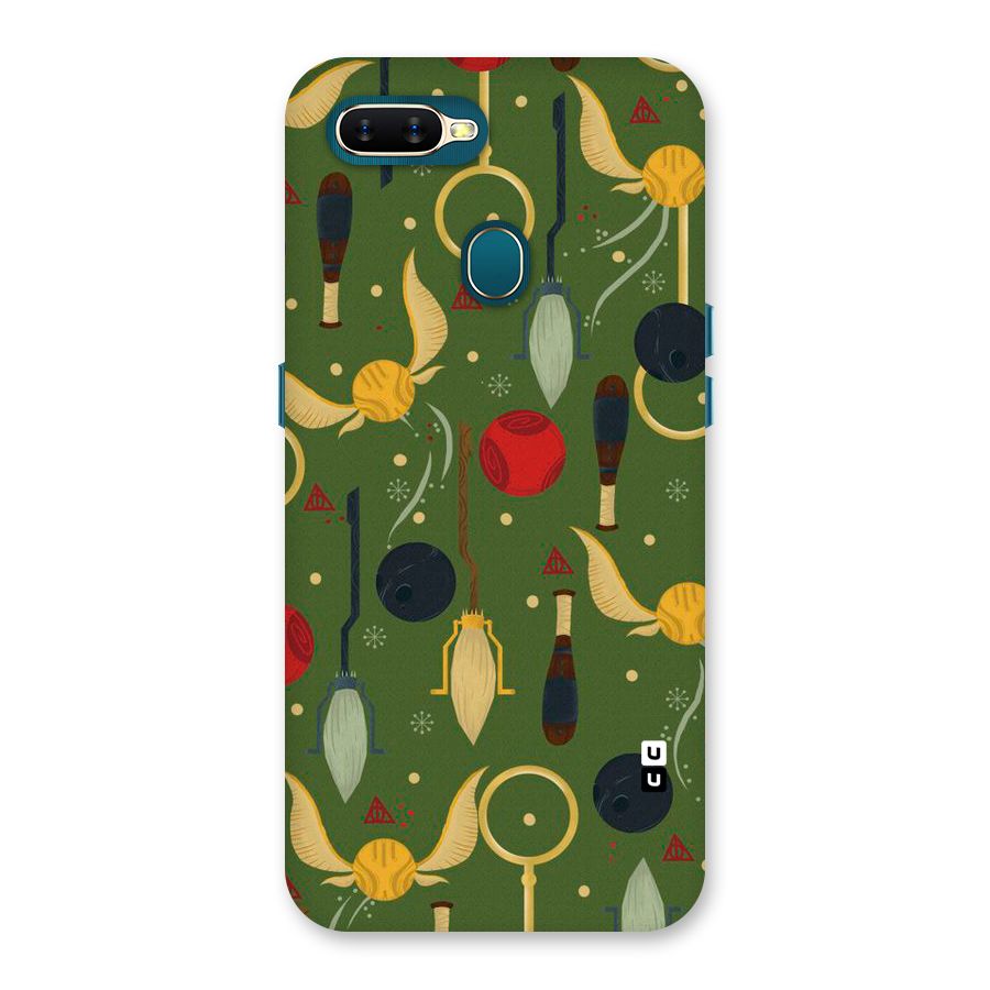 Flying Ball Pattern Back Case for Oppo A11k
