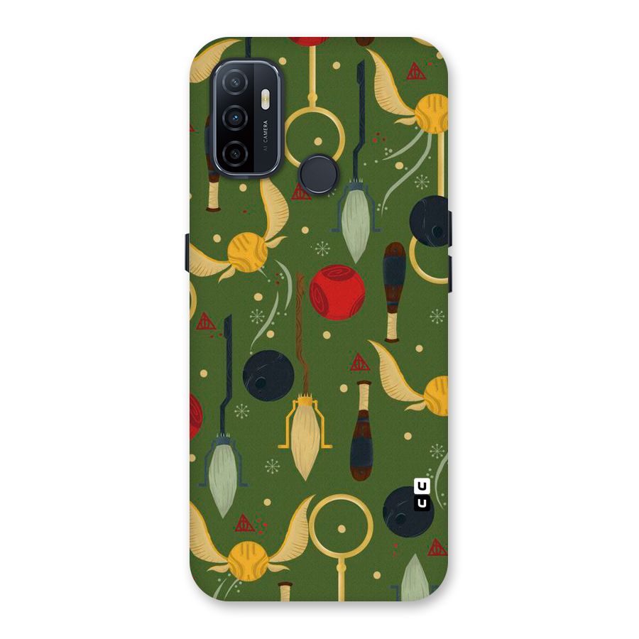 Flying Ball Pattern Back Case for Oppo A32