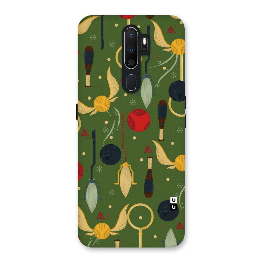 Flying Ball Pattern Back Case for Oppo A5 (2020)