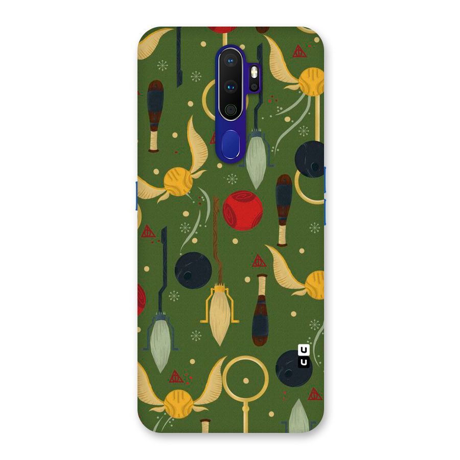 Flying Ball Pattern Back Case for Oppo A9 (2020)