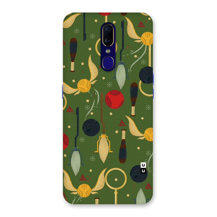 Flying Ball Pattern Back Case for Oppo F11