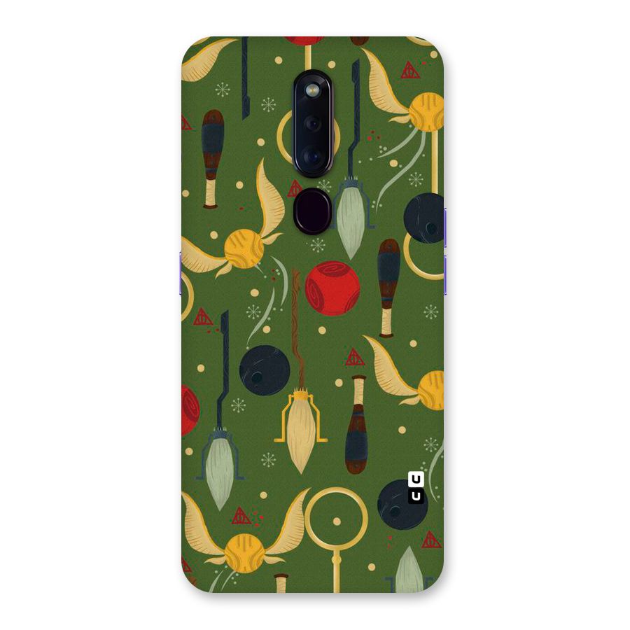 Flying Ball Pattern Back Case for Oppo F11 Pro