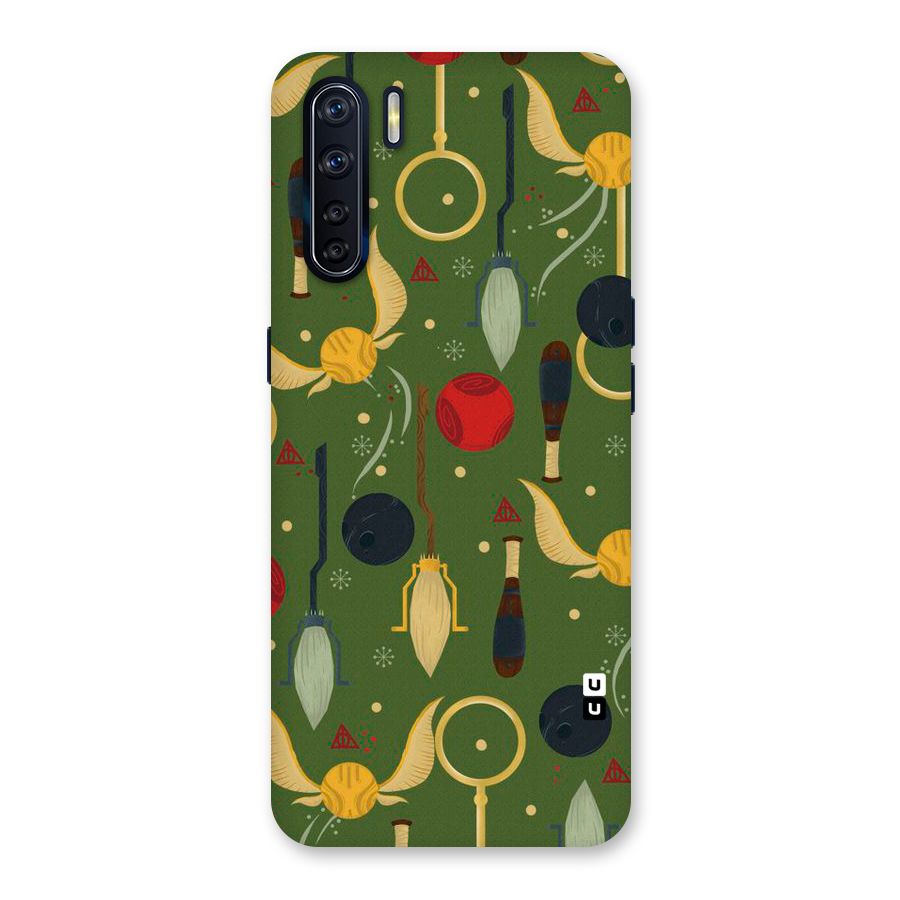 Flying Ball Pattern Back Case for Oppo F15