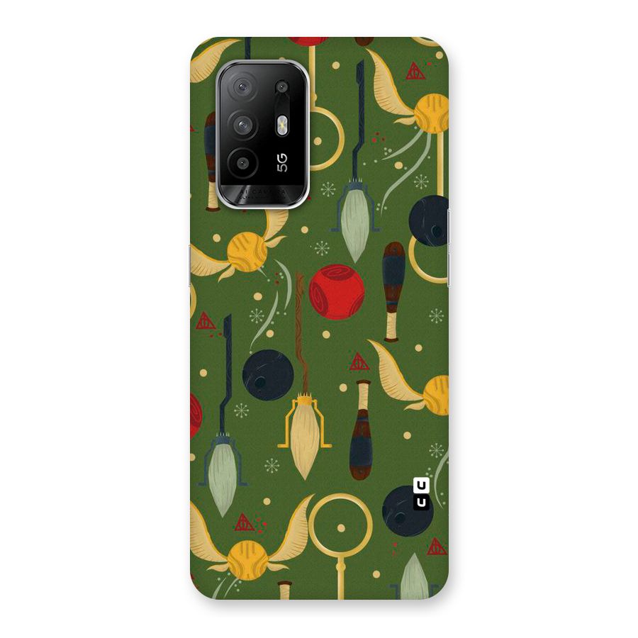 Flying Ball Pattern Back Case for Oppo F19 Pro Plus 5G
