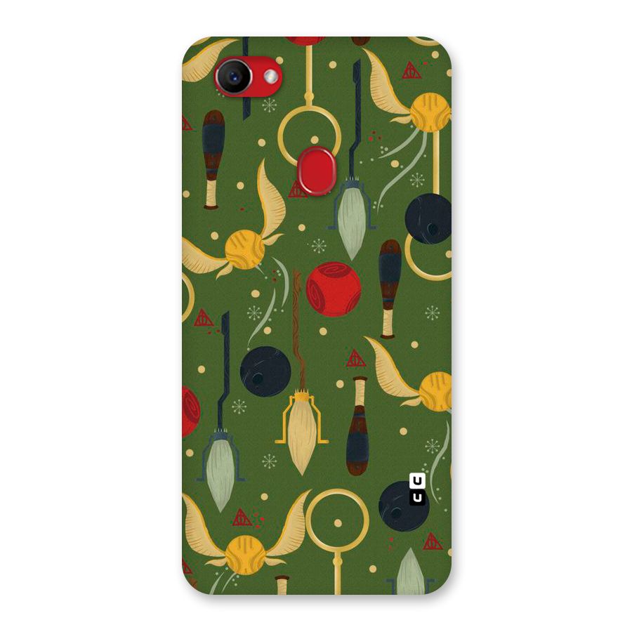 Flying Ball Pattern Back Case for Oppo F7