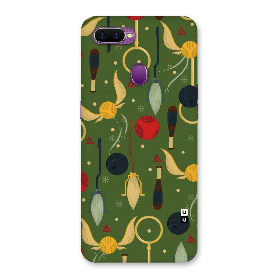 Flying Ball Pattern Back Case for Oppo F9
