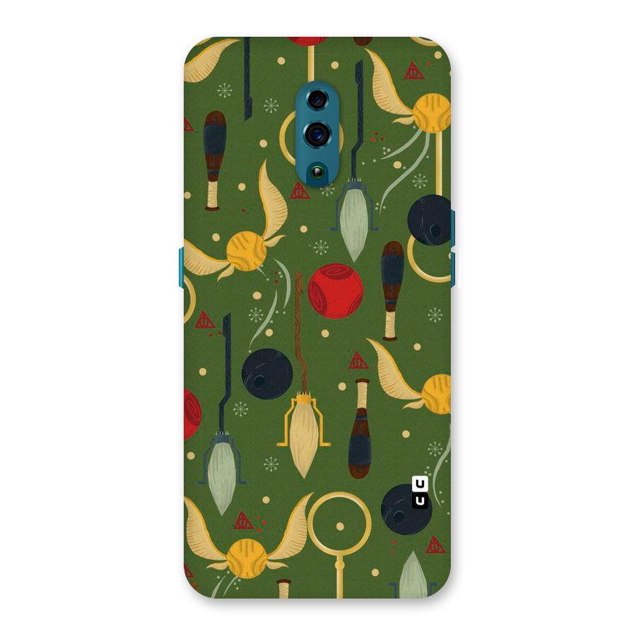 Flying Ball Pattern Back Case for Oppo Reno
