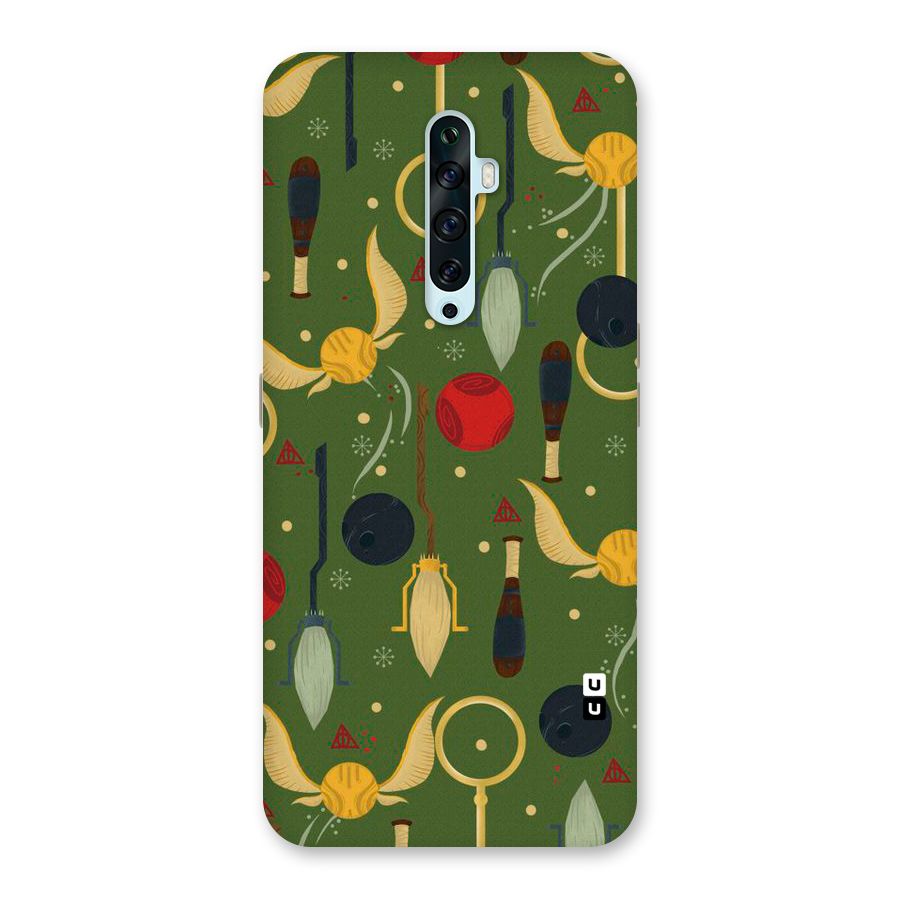 Flying Ball Pattern Back Case for Oppo Reno2 F