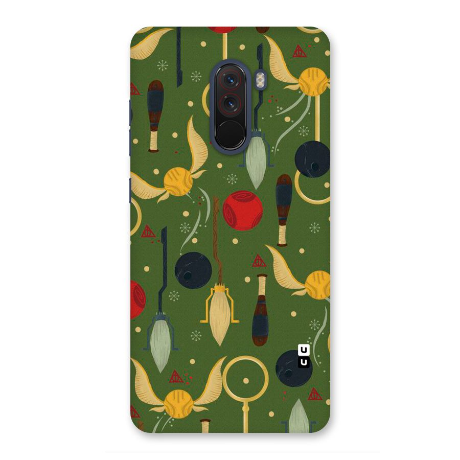 Flying Ball Pattern Back Case for Poco F1
