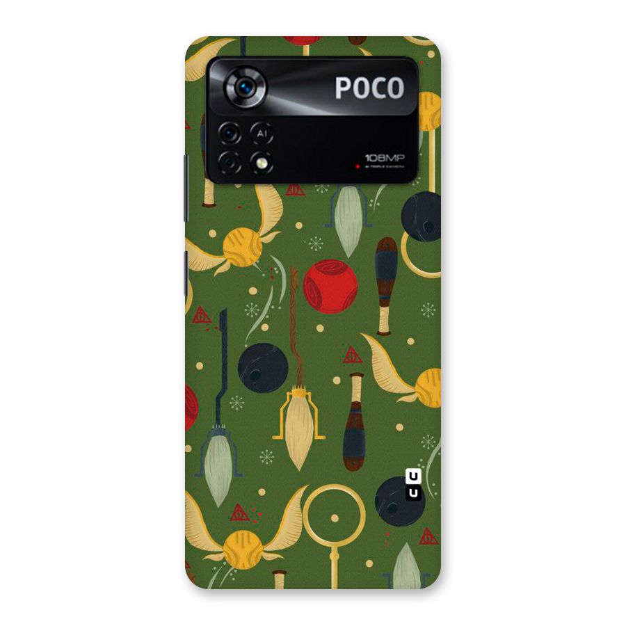 Flying Ball Pattern Back Case for Poco X4 Pro 5G