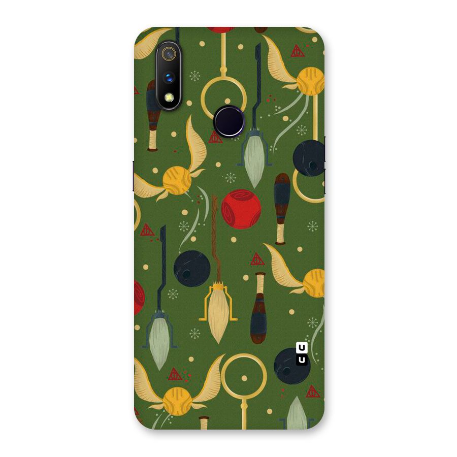 Flying Ball Pattern Back Case for Realme 3 Pro