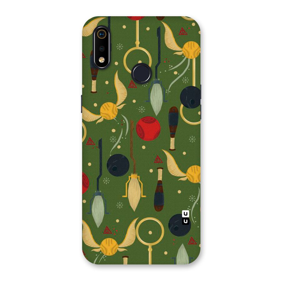 Flying Ball Pattern Back Case for Realme 3i