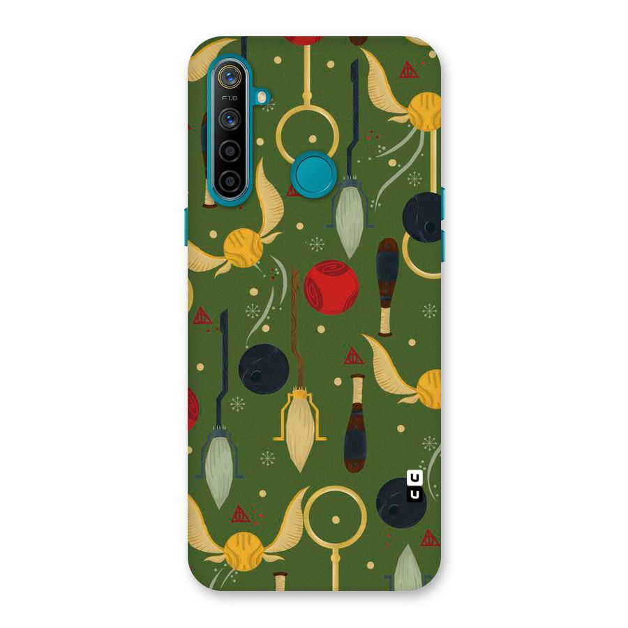Flying Ball Pattern Back Case for Realme 5i