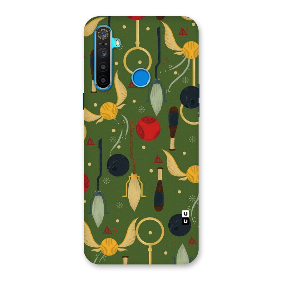 Flying Ball Pattern Back Case for Realme 5s