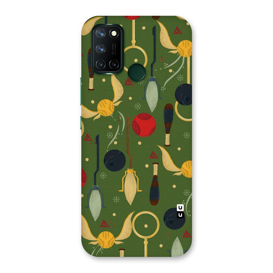 Flying Ball Pattern Back Case for Realme 7i