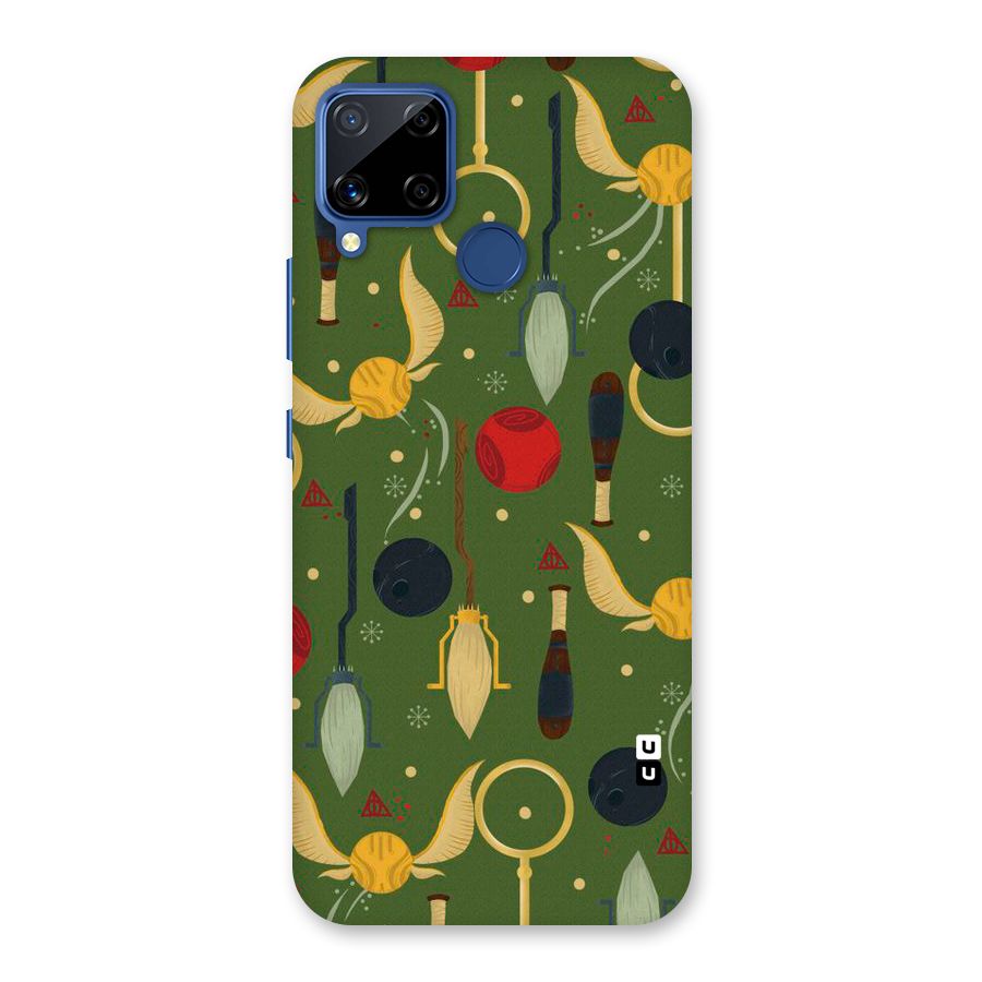 Flying Ball Pattern Back Case for Realme C15