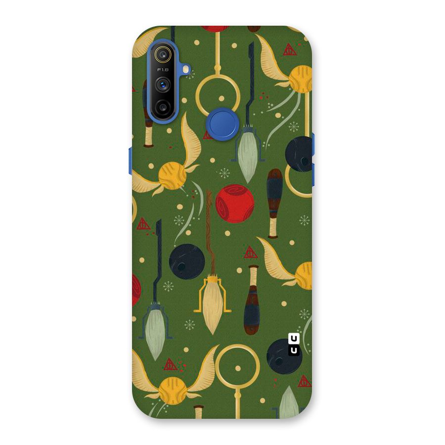 Flying Ball Pattern Back Case for Realme Narzo 10A
