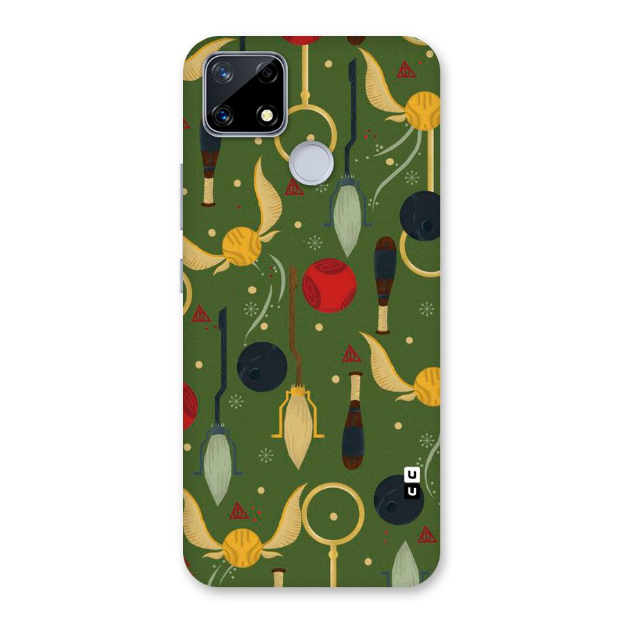Flying Ball Pattern Back Case for Realme Narzo 20
