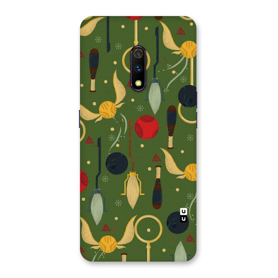 Flying Ball Pattern Back Case for Realme X