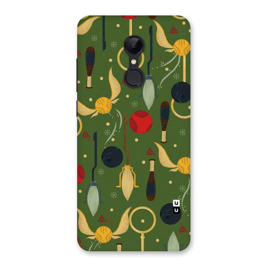 Flying Ball Pattern Back Case for Redmi 5