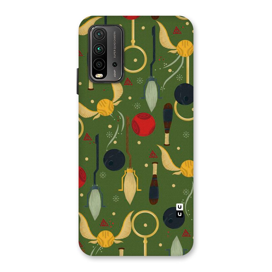 Flying Ball Pattern Back Case for Redmi 9 Power
