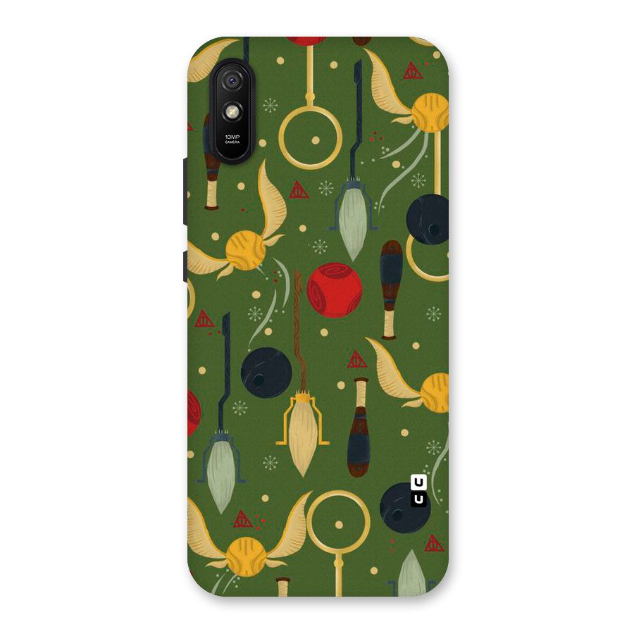 Flying Ball Pattern Back Case for Redmi 9i