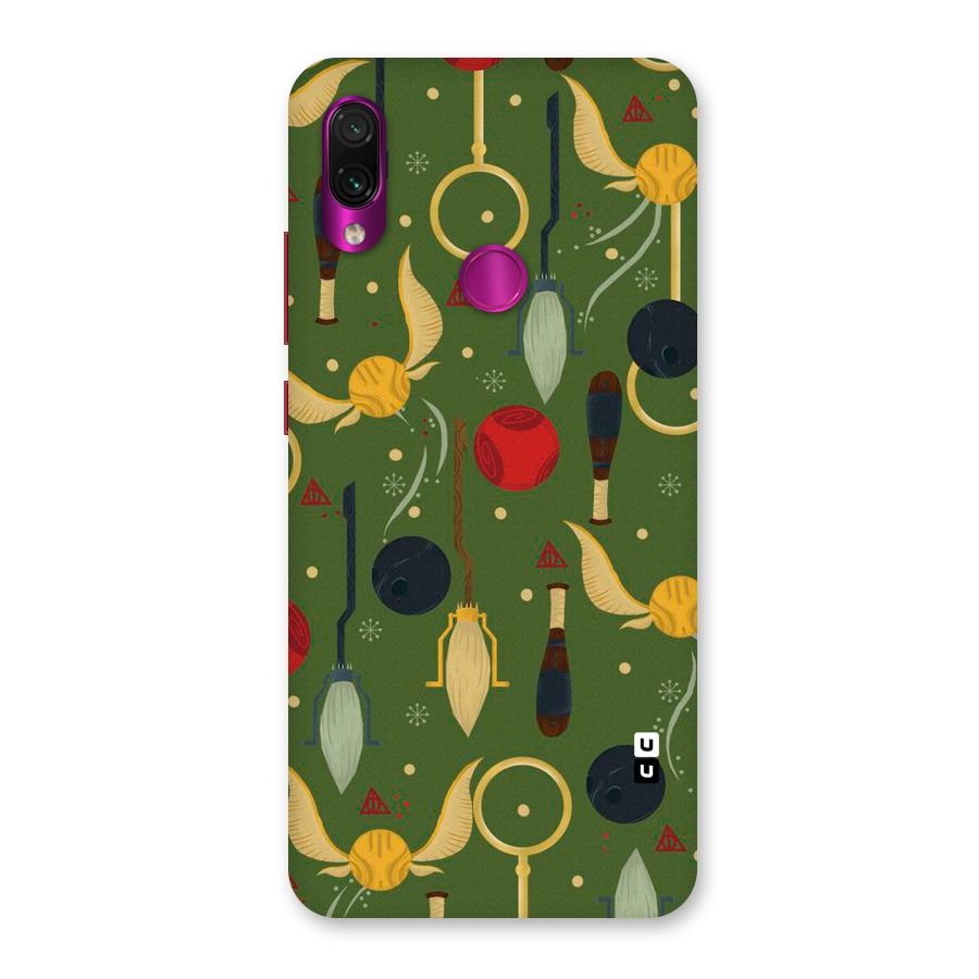 Flying Ball Pattern Back Case for Redmi Note 7 Pro