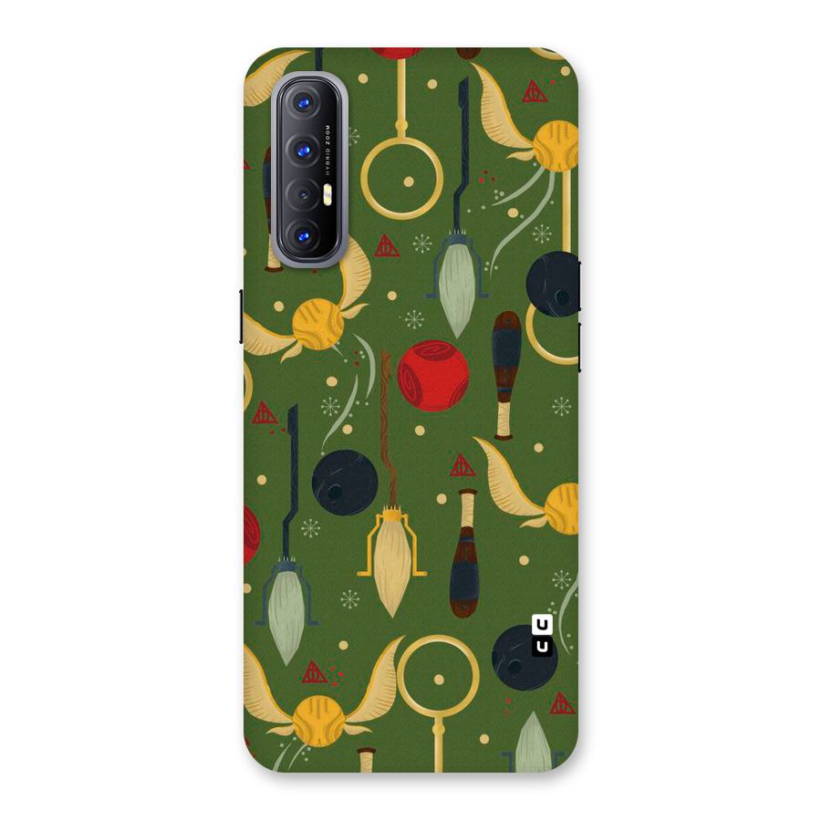 Flying Ball Pattern Back Case for Reno3 Pro