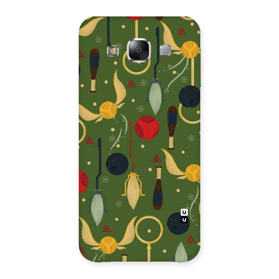 Flying Ball Pattern Back Case for Samsung Galaxy E5