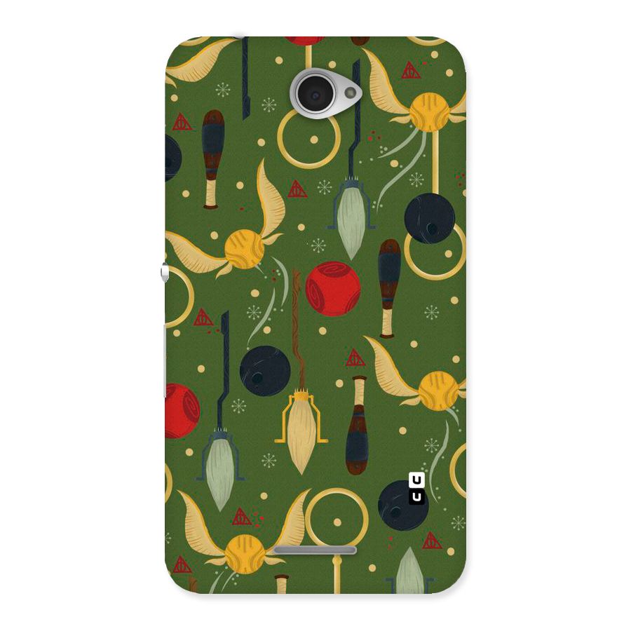 Flying Ball Pattern Back Case for Sony Xperia E4